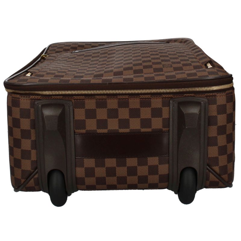 Louis Vuitton Pegase 55 N23249 Damier Ladies Suitcase Brown Excellent Condition