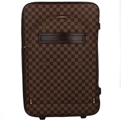 Louis Vuitton Pegase 55 N23249 Damier Ladies Suitcase Brown Excellent Condition