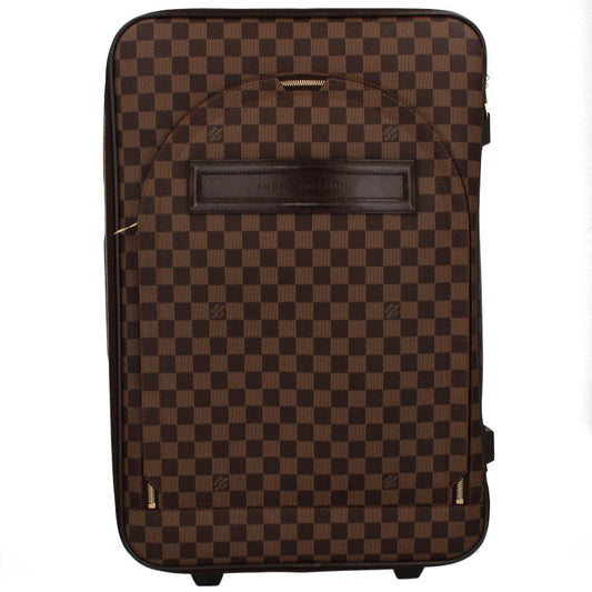 Louis Vuitton Pegase 55 N23249 Damier Ladies Suitcase Brown Excellent Condition