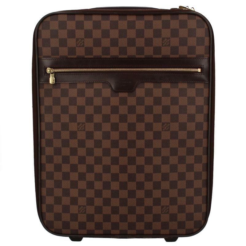 Louis Vuitton Pegase 45 N23293 Damier Men's Suitcase Brown Excellent Condition