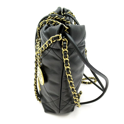 Chanel 22 Mini Shoulder Bag As3980 B19059 94305 Shiny Calf Women's Shoulder Bag