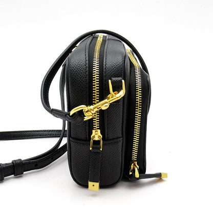 Dior Caro Double Pouch Shoulder Bag S7431ubae Calf Women's Shoulder Bag Black