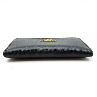 Prada Card Case 1m1362 Saffiano Women Black (Nero)
