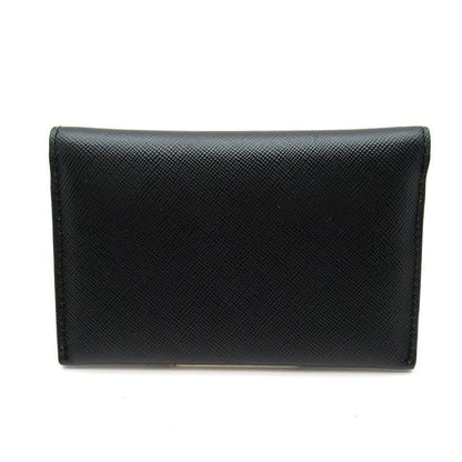 Prada Card Case 1m1362 Saffiano Women Black (Nero)