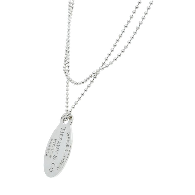 Tiffany & Co Return to Oval Necklace Sv925 Ladies