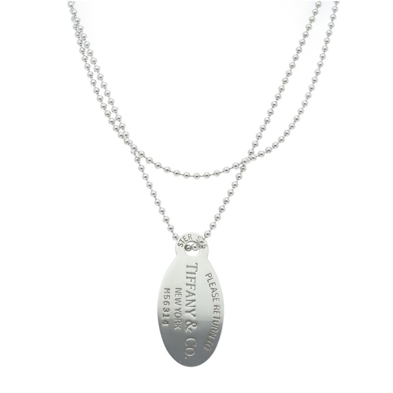 Tiffany & Co Return to Oval Necklace Sv925 Ladies