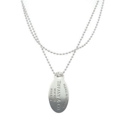 Tiffany & Co Return to Oval Necklace Sv925 Ladies