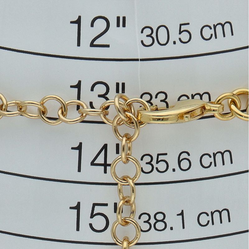Chanel 2024 Cruise Roller Skate Choker Brass Ladies