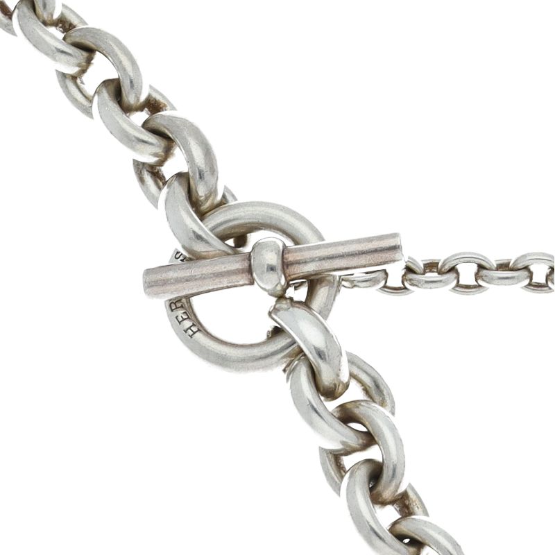 Hermes Cles Cleschend Necklace Sv925 Ladies