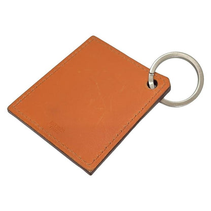 Hermes Key Holder (charm ) - Orange Maison Casa Home Leather
