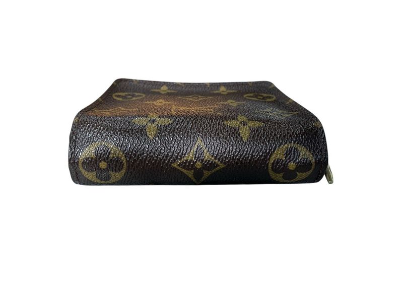 3562 Louis Vuitton Compact Zip Bifold Wallet Monogram Brown