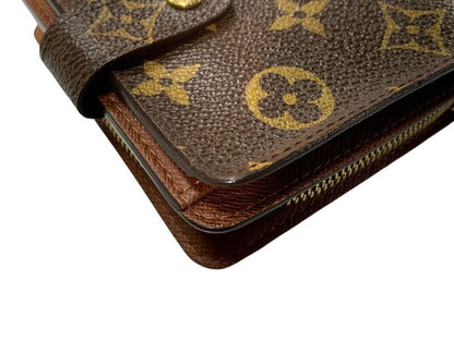 3562 Louis Vuitton Compact Zip Bifold Wallet Monogram Brown