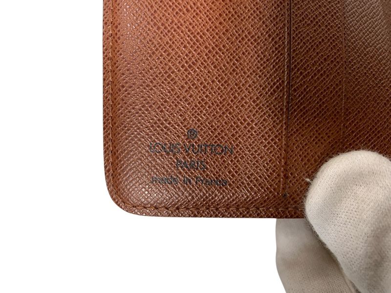 3562 Louis Vuitton Compact Zip Bifold Wallet Monogram Brown