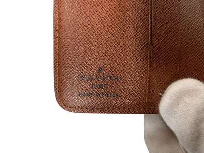 3562 Louis Vuitton Compact Zip Bifold Wallet Monogram Brown