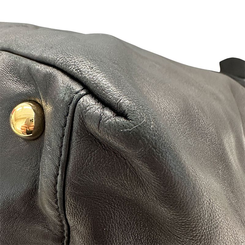 Loewe Bag Women's Brand Karie GM Handbag Leather Black Fashionable Clingy