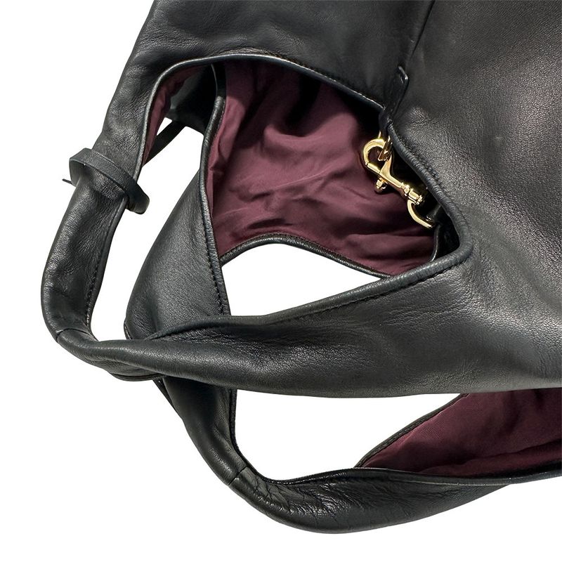 Loewe Bag Women's Brand Karie GM Handbag Leather Black Fashionable Clingy