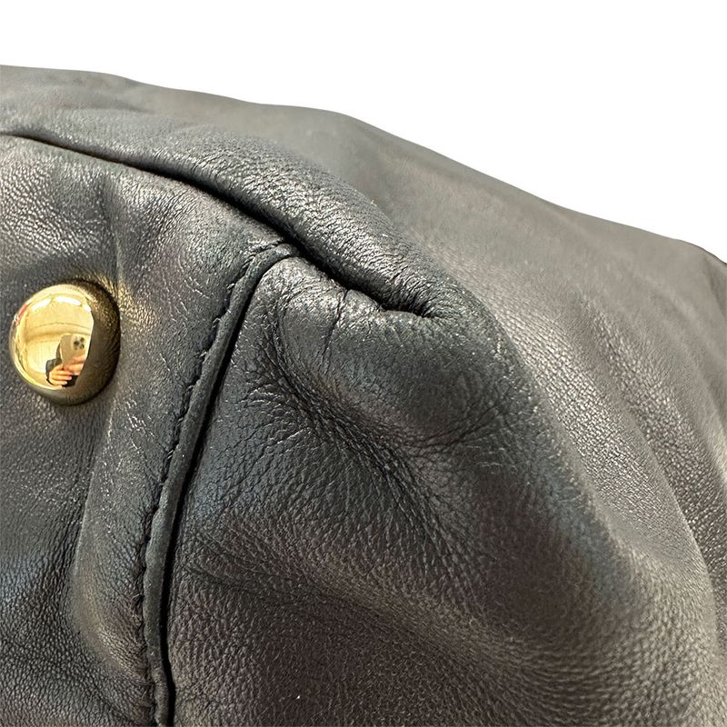 Loewe Bag Women's Brand Karie GM Handbag Leather Black Fashionable Clingy