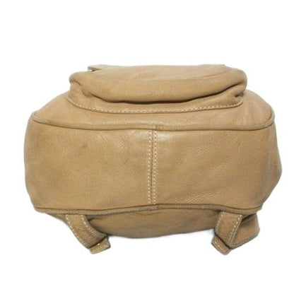 Loewe Anagram Lambskin Backpack Sac Bag Beige X