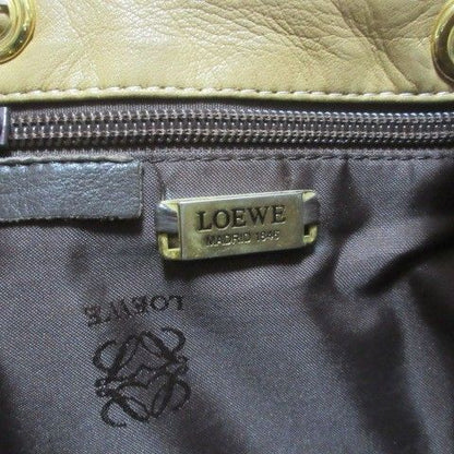 Loewe Anagram Lambskin Backpack Sac Bag Beige X