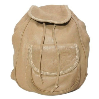 Loewe Anagram Lambskin Backpack Sac Bag Beige X