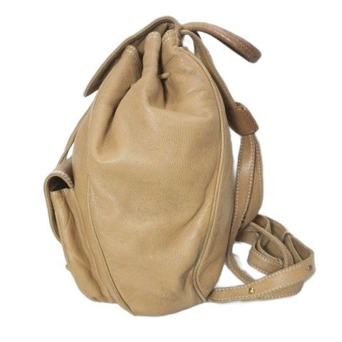 Loewe Anagram Lambskin Backpack Sac Bag Beige X