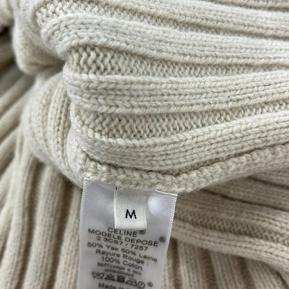 Celine Long Sleeve Sweater Size M Women's Excellent Condition - 2 3cs7 7257
