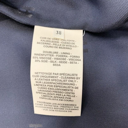 Hermes Outerwear Black Jacket Blouson Leather