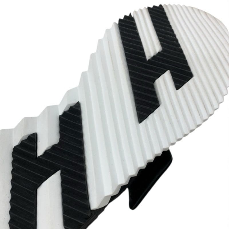 Hermes H Sneakers Shoes Suede Black Velcro