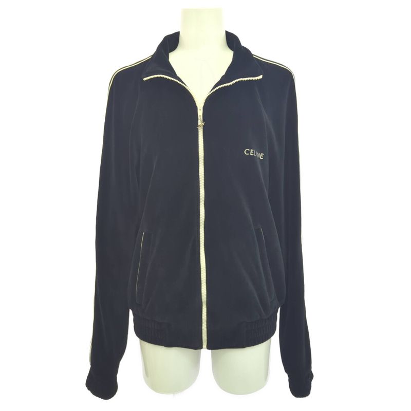 Celine Shirt Jacket Triomphe Tops 2y33g748q.38aw 160 80a Black S