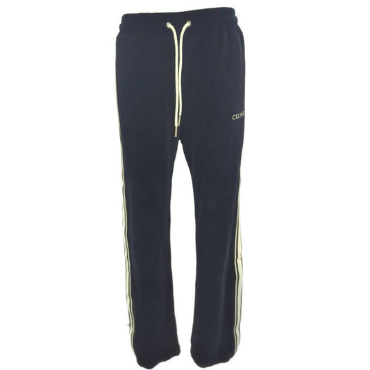 Celine Velvet Track Pants Jersey Pants 2z722748q.38aw 155 70a Black S