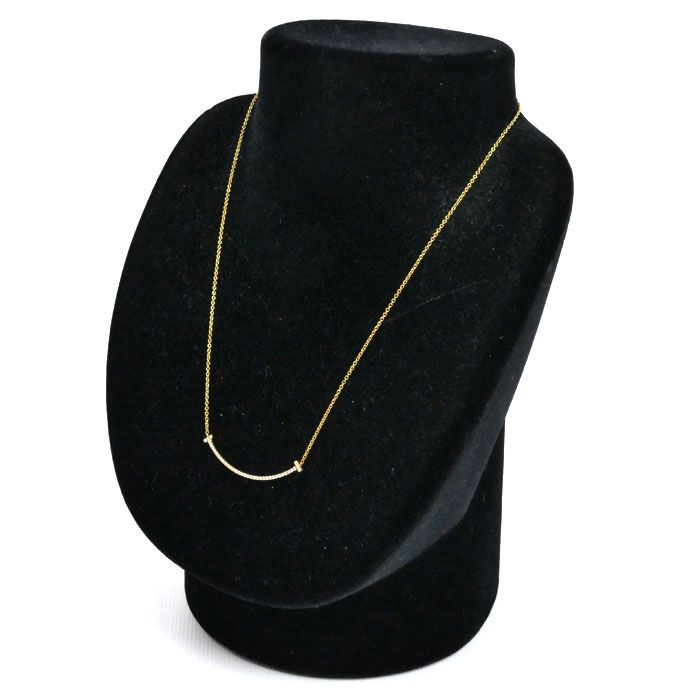 Tiffany & Co 18k Yellow Gold Yellow Gold T-Smile Diamond Small Necklace