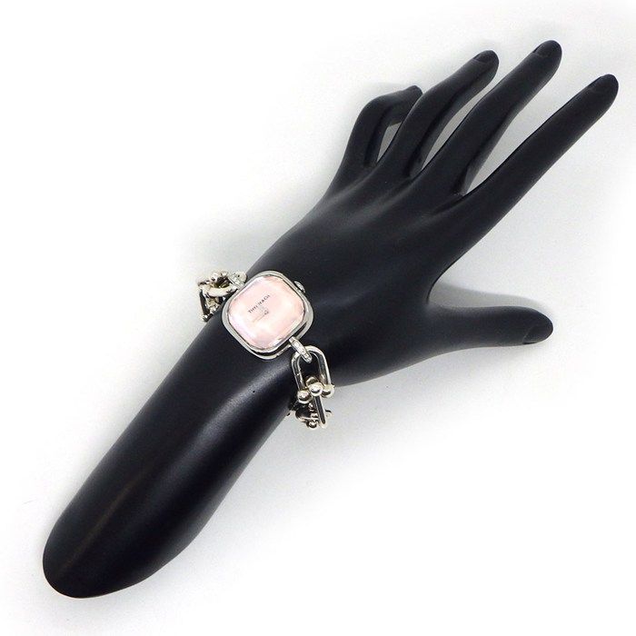 Tiffany & Co Tiffany & Co Watch Hardware Watch 74849814 Diamond Lug Square Pink