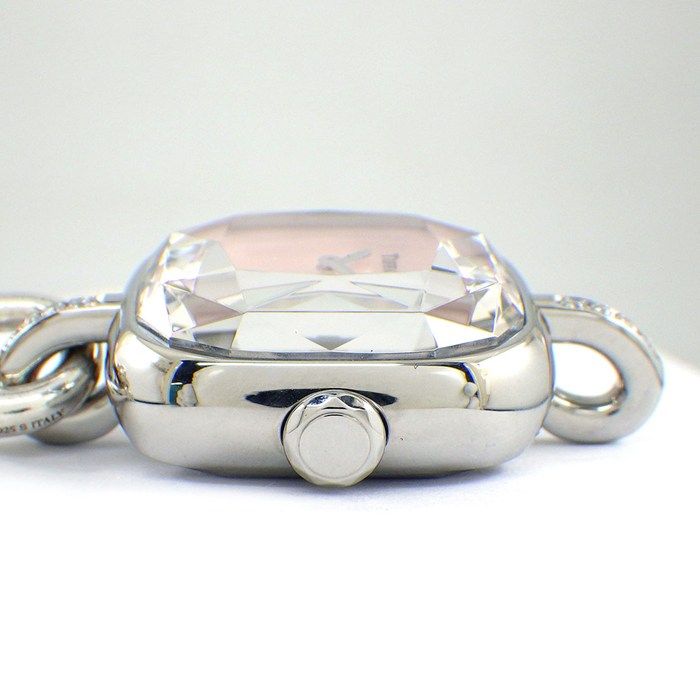 Tiffany & Co Tiffany & Co Watch Hardware Watch 74849814 Diamond Lug Square Pink