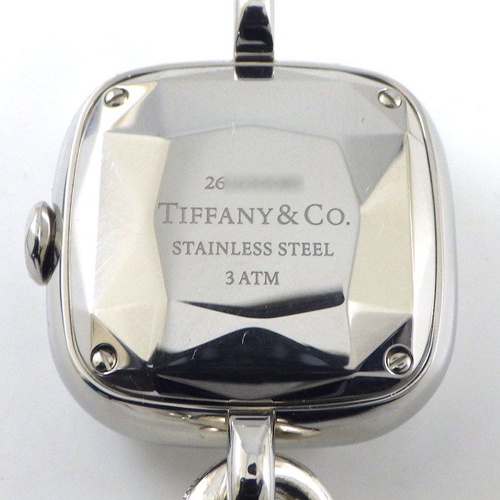 Tiffany & Co Tiffany & Co Watch Hardware Watch 74849814 Diamond Lug Square Pink