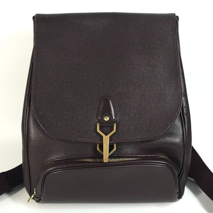 Louis Vuitton Backpack Sac Cassia M30176 Taiga Leather Acajou Wine Red