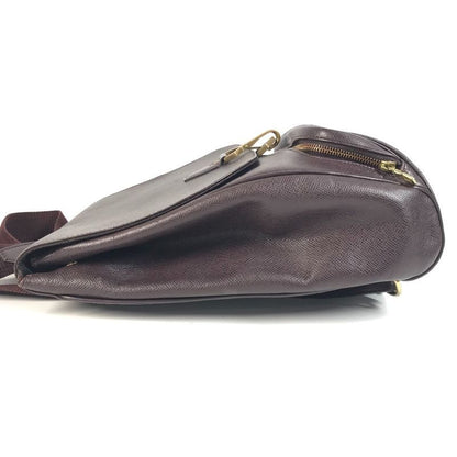 Louis Vuitton Backpack Sac Cassia M30176 Taiga Leather Acajou Wine Red