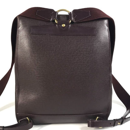 Louis Vuitton Backpack Sac Cassia M30176 Taiga Leather Acajou Wine Red