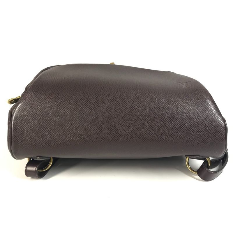 Louis Vuitton Backpack Sac Cassia M30176 Taiga Leather Acajou Wine Red