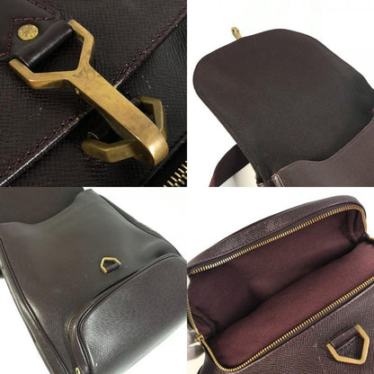 Louis Vuitton Backpack Sac Cassia M30176 Taiga Leather Acajou Wine Red