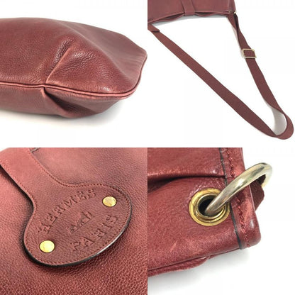 Hermes Shoulder Bag Rodeo Leather Red