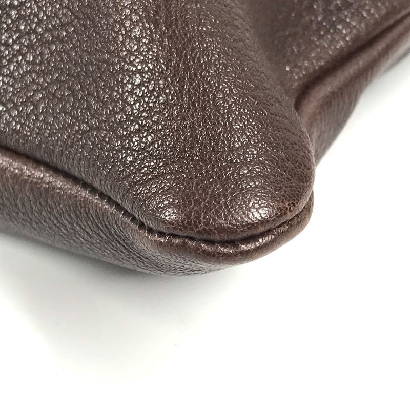 Hermes Shoulder Bag Okaw Leather Brown