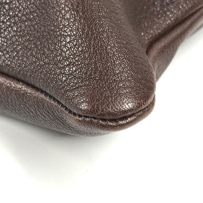 Hermes Shoulder Bag Okaw Leather Brown