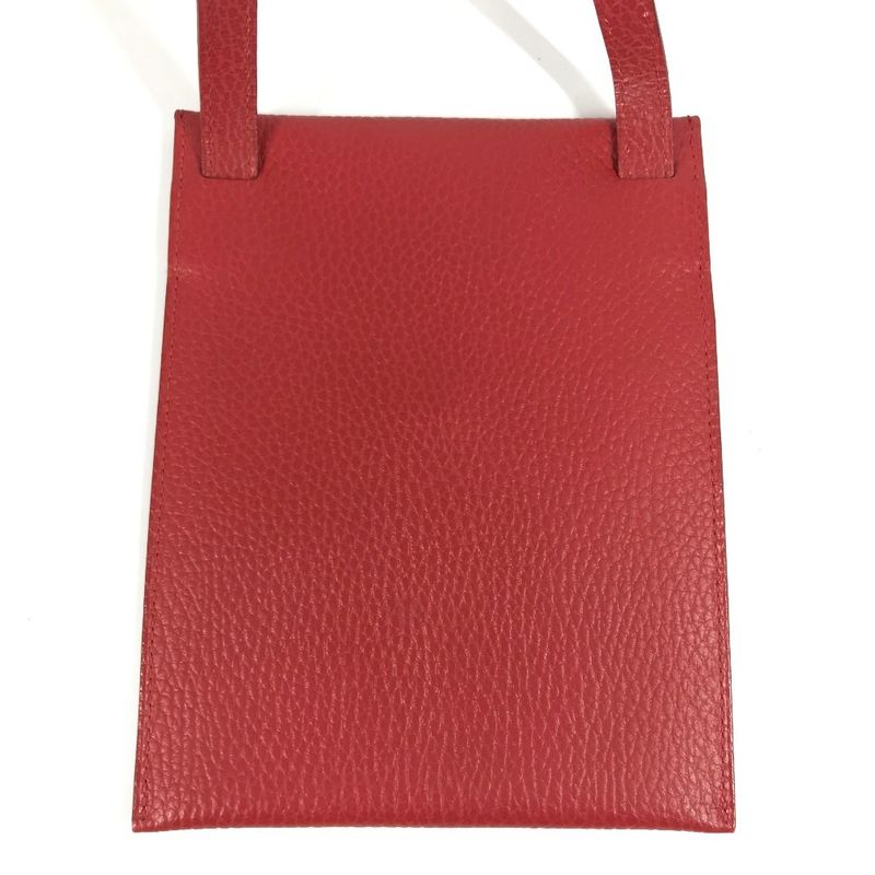Hermes Shoulder Bag Amelie Leather Red