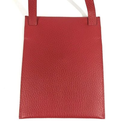 Hermes Shoulder Bag Amelie Leather Red