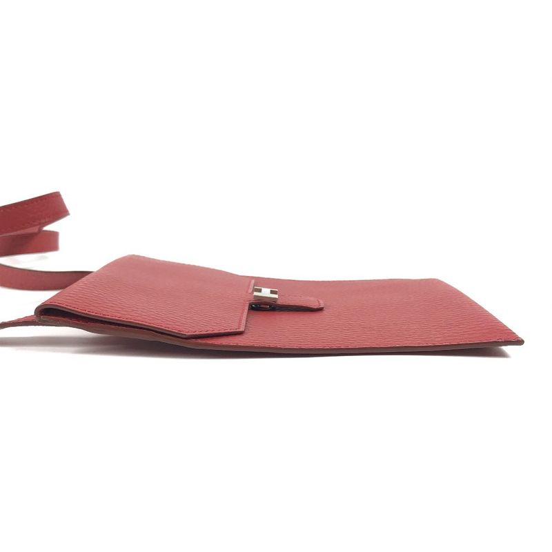 Hermes Shoulder Bag Amelie Leather Red