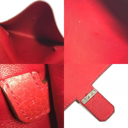 Hermes Shoulder Bag Amelie Leather Red