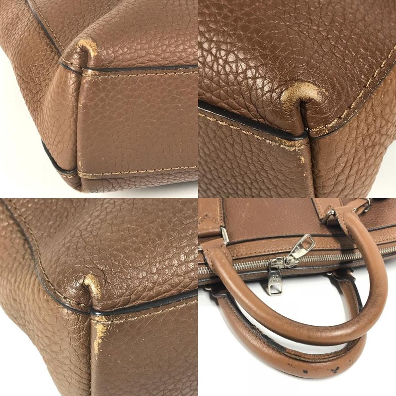 Louis Vuitton Handbag Briefcase PM M53489 Taurillon Leather Brown
