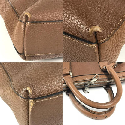 Louis Vuitton Handbag Briefcase PM M53489 Taurillon Leather Brown