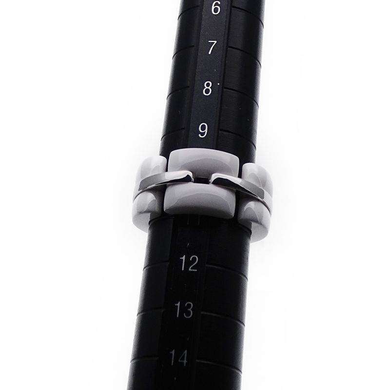 Chanel Ring Ladies Brand Ring White Ceramic 750wg Ultra White #51 Approx 11