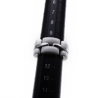 Chanel Ring Ladies Brand Ring White Ceramic 750wg Ultra White #51 Approx 11